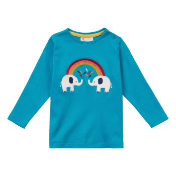Piccalilly Shirt Elefant Regenbogen